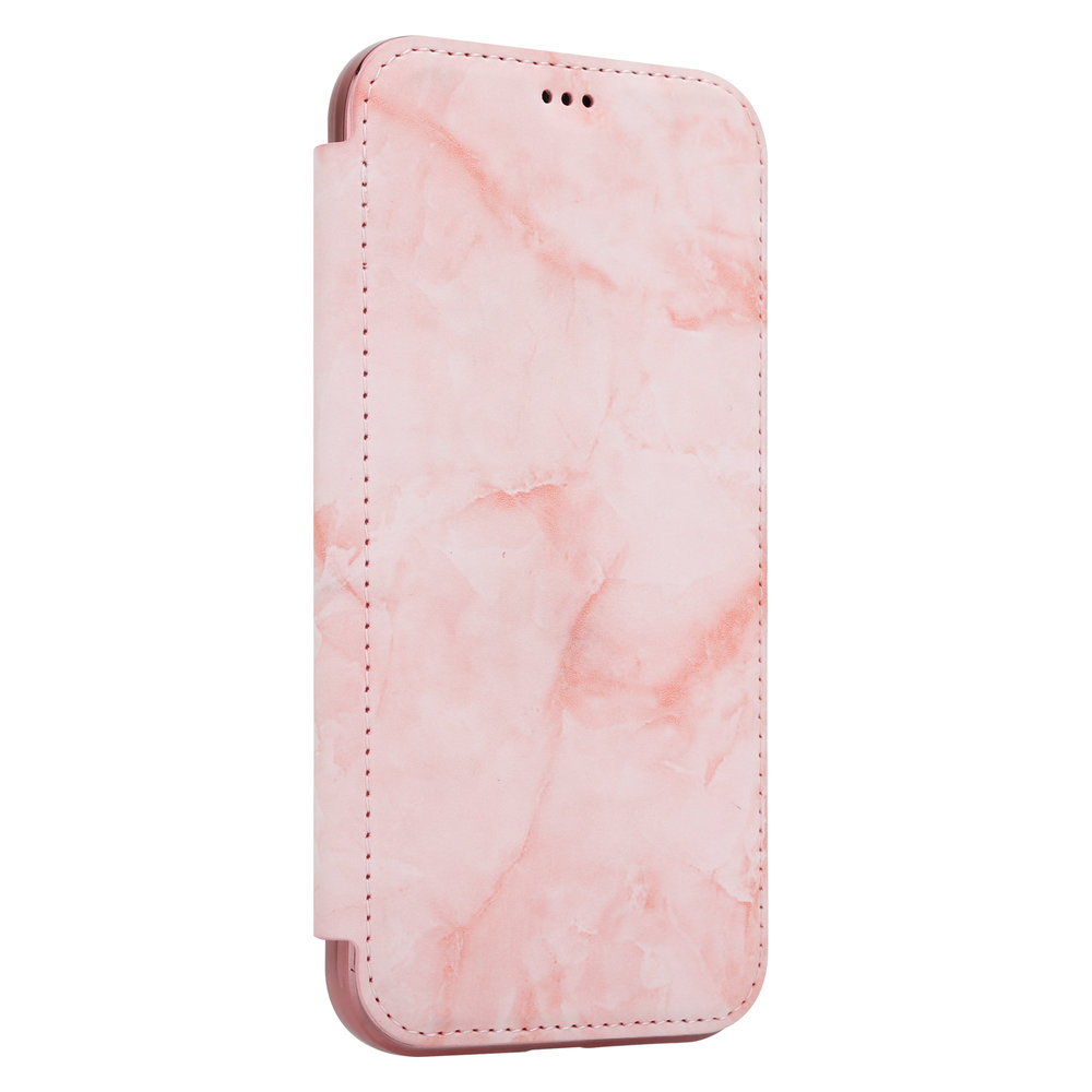 ShieldCase ShieldCase Étui portefeuille à rabat marbre iPhone 12 Pro (rose) ShieldCase ShieldCase Étui portefeuille à rabat marbre iPhone 12 Pro (rose)