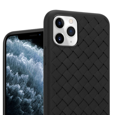 ShieldCase ShieldCase Coque tissée souple iPhone 11 Pro (noir) ShieldCase ShieldCase Coque tissée souple iPhone 11 Pro (noir)
