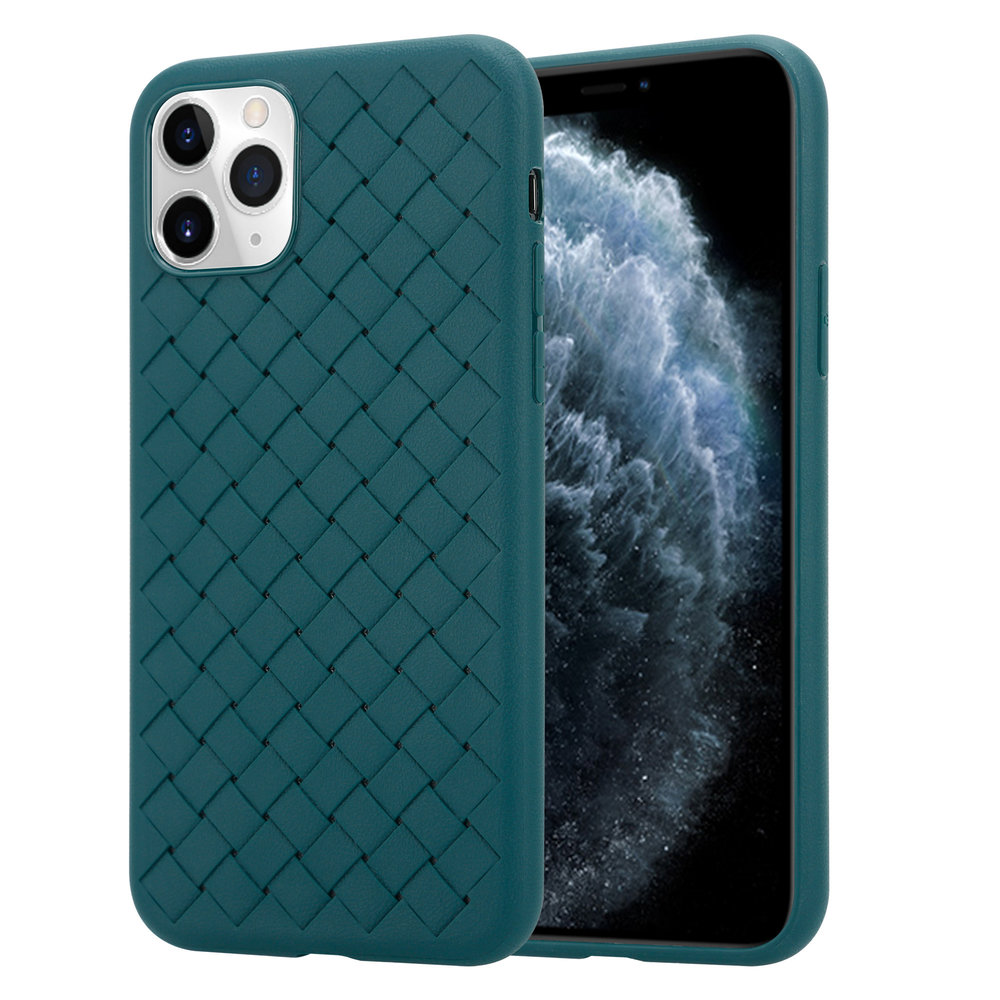 ShieldCase ShieldCase Coque tissée souple iPhone 12 Pro Max (vert) ShieldCase ShieldCase Coque tissée souple iPhone 12 Pro Max (vert)