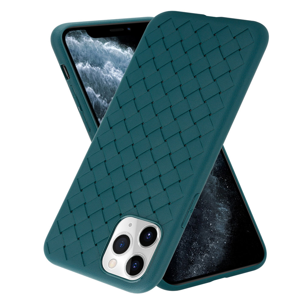 ShieldCase ShieldCase Coque tissée souple iPhone 12 Pro Max (vert) ShieldCase ShieldCase Coque tissée souple iPhone 12 Pro Max (vert)