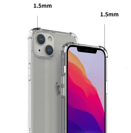 ShieldCase ShieldCase Coque antichoc iPhone 13 (transparent)