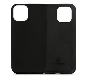 Coverzs Coque silicone de luxe iPhone 13 Pro Max (noir)