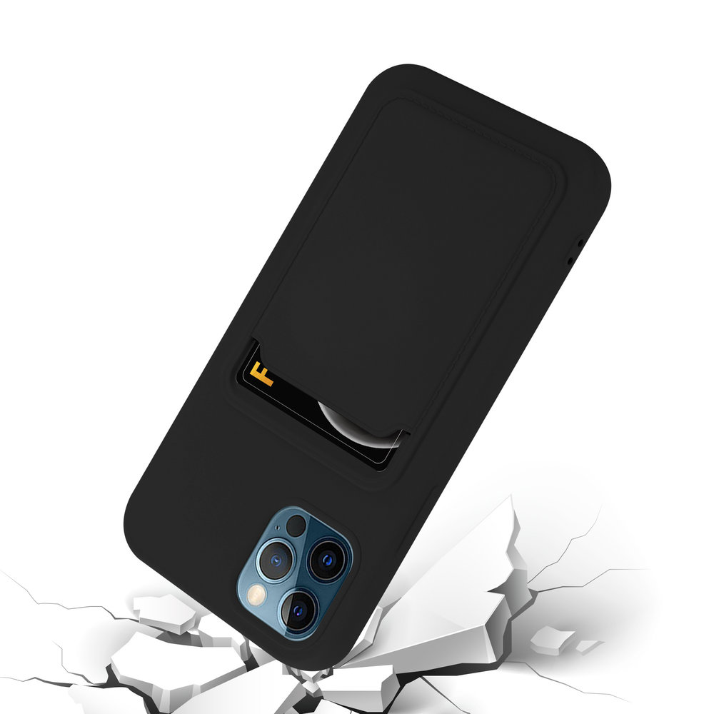ShieldCase ShieldCase Coque silicone porte carte iPhone 13 Pro Max (noir)
