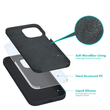 ShieldCase ShieldCase Coque silicone iPhone 13 Mini (noir) ShieldCase ShieldCase Coque silicone iPhone 13 Mini (noir)