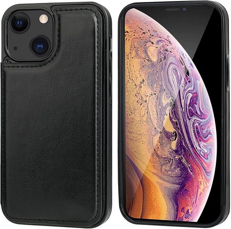 ShieldCase ShieldCase Étui portefeuille iPhone 13 Mini (noir) ShieldCase ShieldCase Étui portefeuille iPhone 13 Mini (noir)