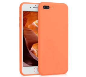 ShieldCase Coque silicone avec protection caméra iPhone 7 Plus / 8 Plus (saumon)