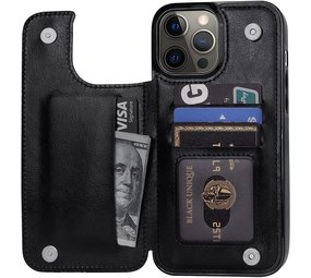 ShieldCase Étui portefeuille iPhone 13 Pro (noir)