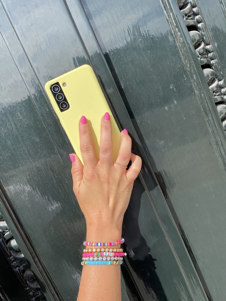 xoxo Wildhearts xoxo Wildhearts Coque silicone Pantone Samsung Galaxy S20 FE (jaune)