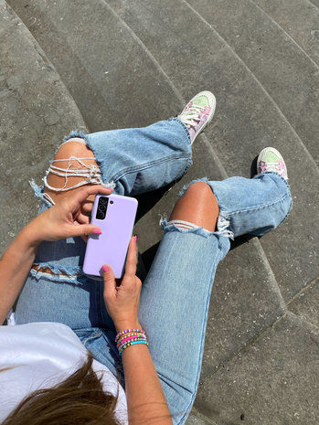 xoxo Wildhearts xoxo Wildhearts Coque silicone Pantone Samsung Galaxy A72 (violet)