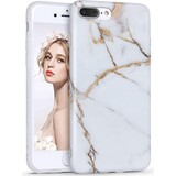 ShieldCase Coque iPhone 7 / 8 Plus en marbre (blanc)