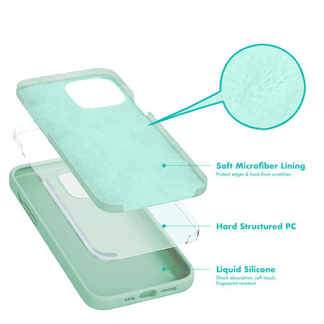 ShieldCase ShieldCase Coque silicone iPhone 13 Pro (aqua)