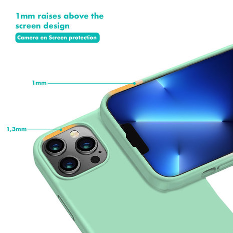 ShieldCase ShieldCase Coque silicone iPhone 13 Pro Max (aqua)