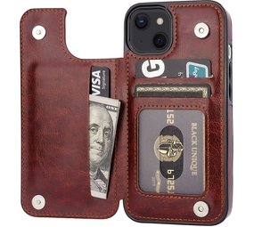 ShieldCase Étui portefeuille iPhone 13 (marron) ShieldCase Étui portefeuille iPhone 13 (marron)