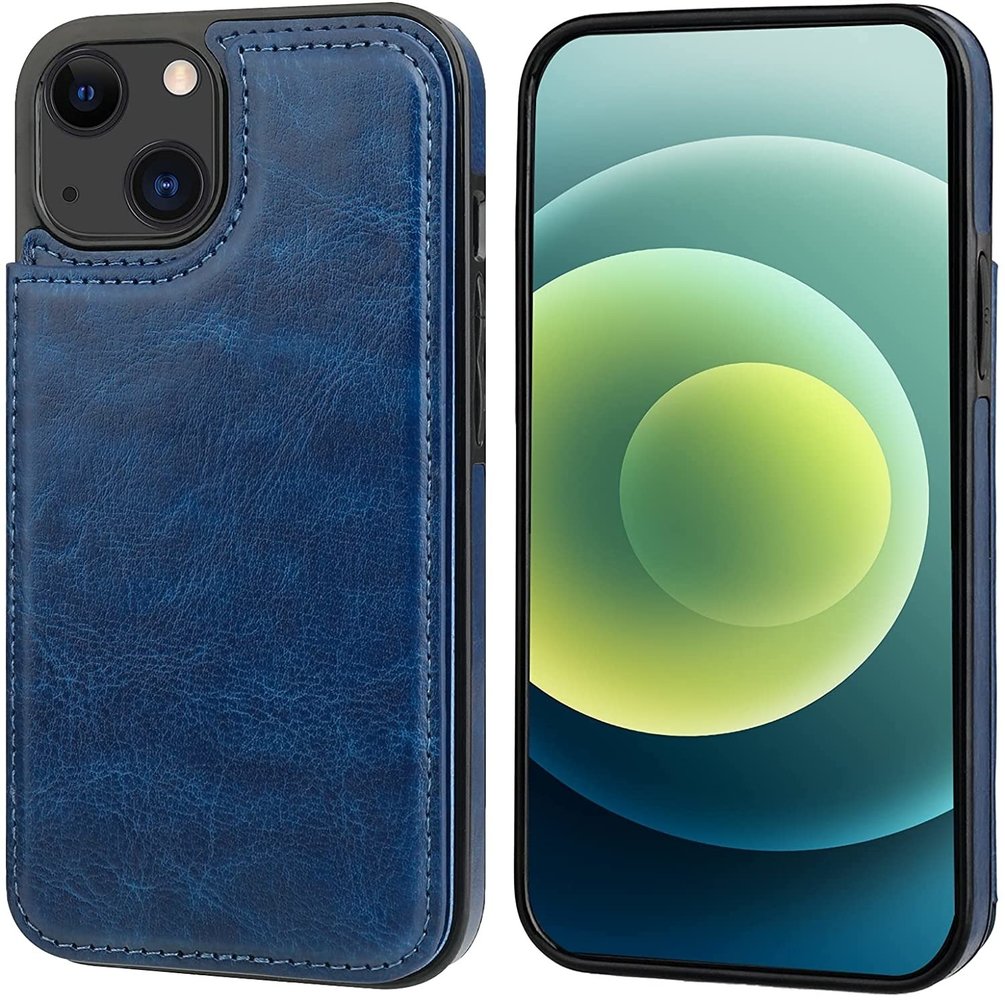 ShieldCase ShieldCase Étui portefeuille iPhone 13 (bleu) ShieldCase ShieldCase Étui portefeuille iPhone 13 (bleu)