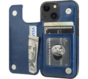 ShieldCase Étui portefeuille iPhone 13 Mini (bleu)