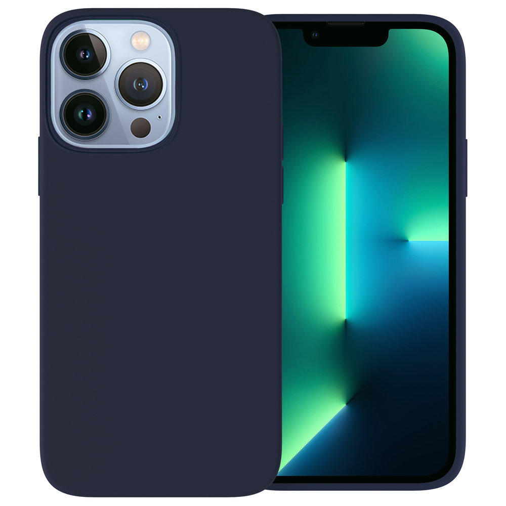 Ceezs Ceezs Coque iPhone 13 Pro Max silicone (bleu foncé) Ceezs Ceezs Coque iPhone 13 Pro Max silicone (bleu foncé)