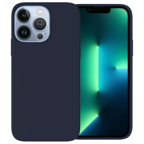Ceezs Ceezs Coque iPhone 13 Pro Max silicone (bleu foncé) Ceezs Ceezs Coque iPhone 13 Pro Max silicone (bleu foncé)