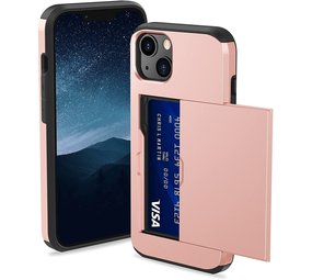 ShieldCase Coque cartes slide iPhone 13 (rose)