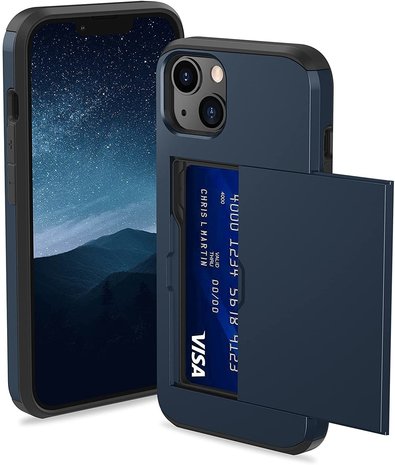 ShieldCase ShieldCase Coque cartes slide iPhone 13 (bleu) ShieldCase ShieldCase Coque cartes slide iPhone 13 (bleu)