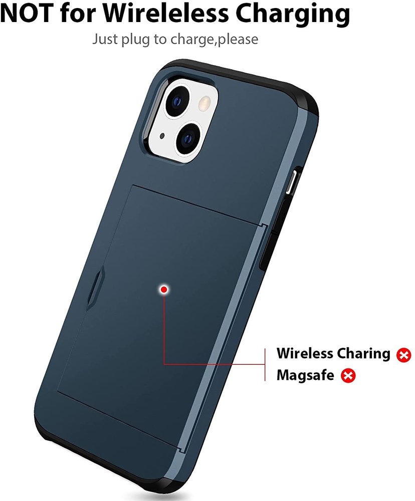 ShieldCase ShieldCase Coque cartes slide iPhone 13 (bleu) ShieldCase ShieldCase Coque cartes slide iPhone 13 (bleu)