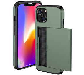 ShieldCase Coque cartes slide iPhone 13 (vert) ShieldCase Coque cartes slide iPhone 13 (vert)