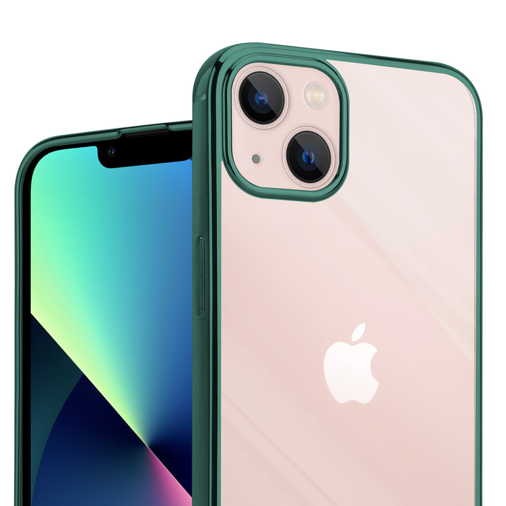 ShieldCase ShieldCase Coque Bumper Métallique iPhone 13 mini (vert foncé) ShieldCase ShieldCase Coque Bumper Métallique iPhone 13 mini (vert foncé)