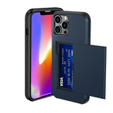ShieldCase Coque cartes slide iPhone 13 Pro Max (bleu)