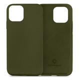 Coverzs Coque silicone de luxe iPhone 13 Pro (vert armée)