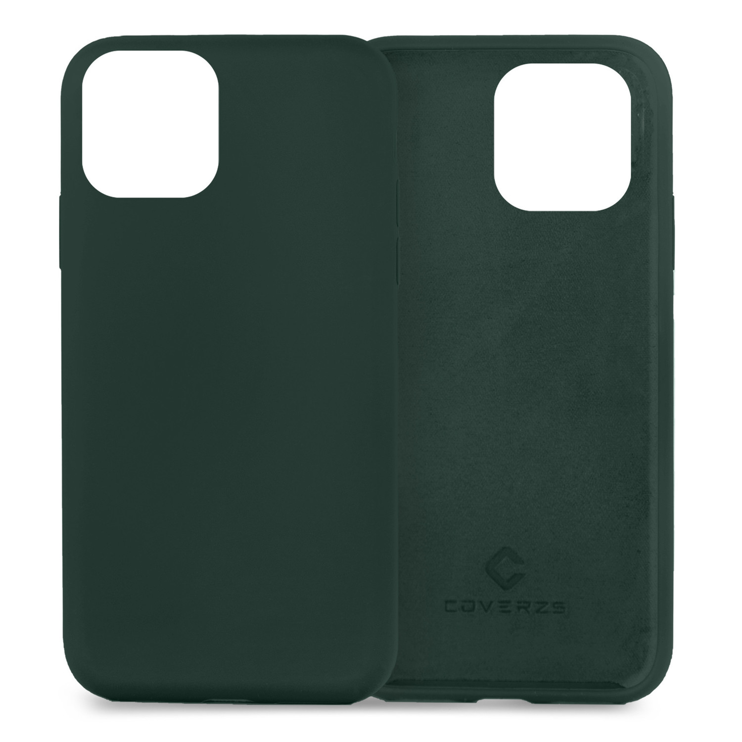 Coque silicone de luxe iPhone 13 Pro Max (vert foncé) 