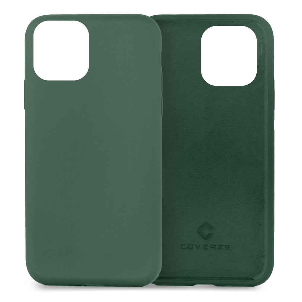 Coverzs Coverzs Coque silicone de luxe iPhone 13 Pro Max (vert pin) Coverzs Coverzs Coque silicone de luxe iPhone 13 Pro Max (vert pin)