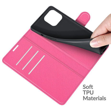 ShieldCase ShieldCase Étui de téléphone portefeuille iPhone 13 Pro Max (rose) ShieldCase ShieldCase Étui de téléphone portefeuille iPhone 13 Pro Max (rose)