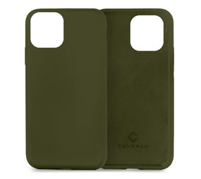 Coverzs Coque silicone de luxe iPhone 13 Mini (vert armée) Coverzs Coque silicone de luxe iPhone 13 Mini (vert armée)
