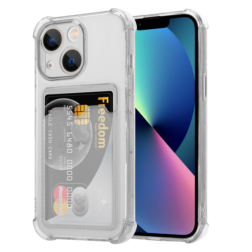 ShieldCase ShieldCase Coque antichoc porte carte iPhone 13 (transparente) ShieldCase ShieldCase Coque antichoc porte carte iPhone 13 (transparente)