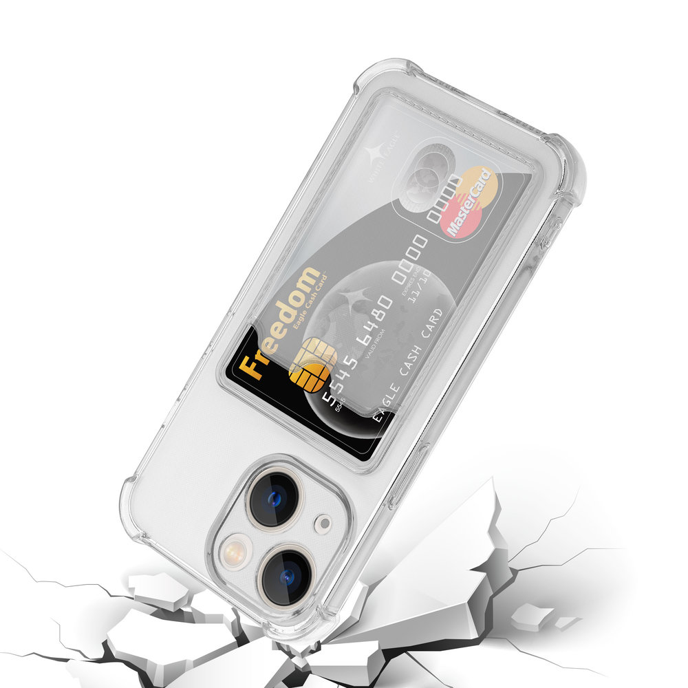 ShieldCase ShieldCase Coque antichoc porte carte iPhone 13 (transparente) ShieldCase ShieldCase Coque antichoc porte carte iPhone 13 (transparente)