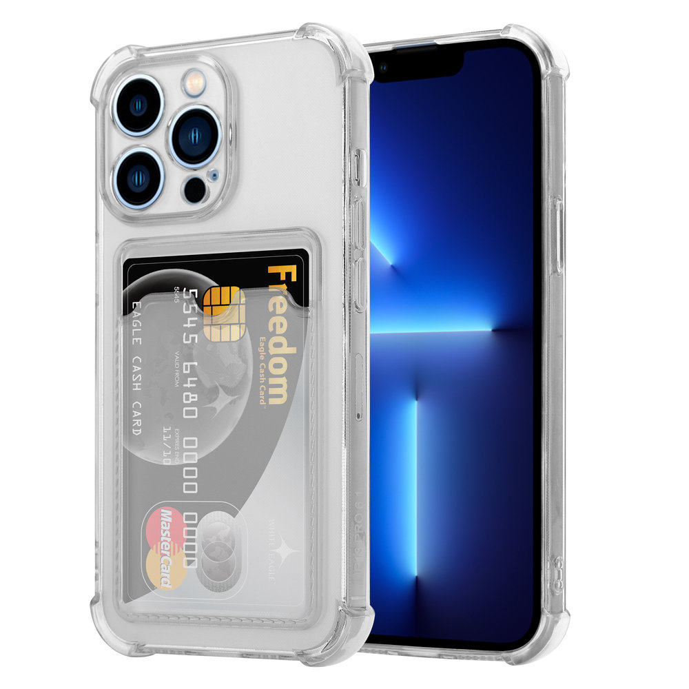 ShieldCase ShieldCase Coque antichoc porte carte iPhone 13 Pro (transparent) ShieldCase ShieldCase Coque antichoc porte carte iPhone 13 Pro (transparent)