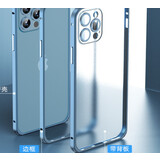 ShieldCase Coque métallique carrée iPhone 13 Pro (vert foncé)