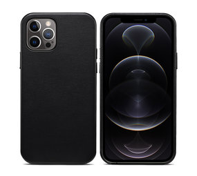 ShieldCase Étui en cuir pour iPhone 13 Pro Max (noir)