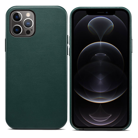 ShieldCase ShieldCase Étui en cuir iPhone 13 Pro Max (vert) ShieldCase ShieldCase Étui en cuir iPhone 13 Pro Max (vert)