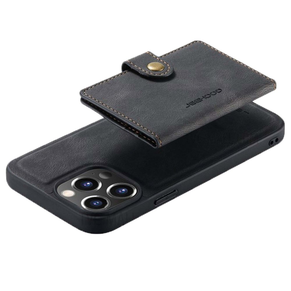 ShieldCase ShieldCase Etui portefeuille en cuir iPhone 13 Pro (noir) ShieldCase ShieldCase Etui portefeuille en cuir iPhone 13 Pro (noir)