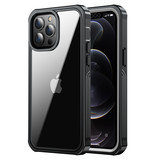 ShieldCase Coque triple couche iPhone 13 Pro (transparent - noir) ShieldCase Coque triple couche iPhone 13 Pro (transparent - noir)