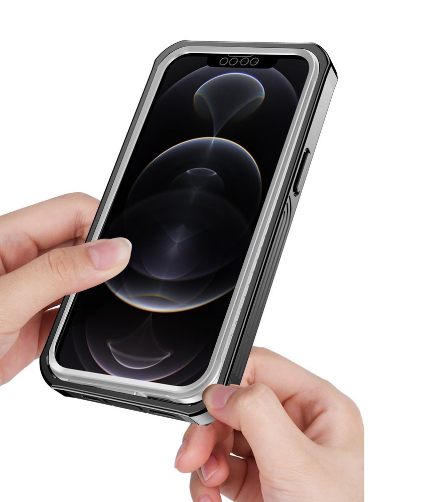 ShieldCase ShieldCase Coque triple couche iPhone 13 Pro Max (transparent - noir) ShieldCase ShieldCase Coque triple couche iPhone 13 Pro Max (transparent - noir)