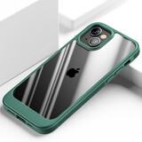 ShieldCase Coque iPhone 13 avec bordure en TPU (vert/transparent) ShieldCase Coque iPhone 13 avec bordure en TPU (vert/transparent)