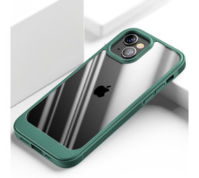 ShieldCase Coque iPhone 13 Mini avec bordure en TPU (vert/transparent) ShieldCase Coque iPhone 13 Mini avec bordure en TPU (vert/transparent)
