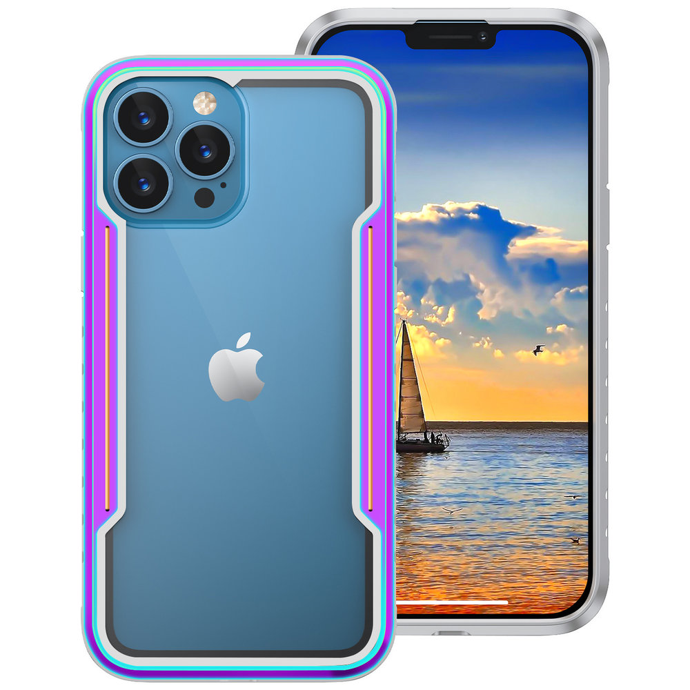 ShieldCase ShieldCase Coque antichoc en métal iPhone 13 Pro (multicolore) ShieldCase ShieldCase Coque antichoc en métal iPhone 13 Pro (multicolore)