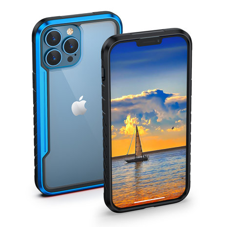 ShieldCase ShieldCase Coque antichoc en métal iPhone 13 Pro (bleu) ShieldCase ShieldCase Coque antichoc en métal iPhone 13 Pro (bleu)