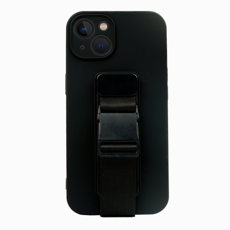 ShieldCase ShieldCase Coque silicone avec ceinture iPhone 13 (noir)