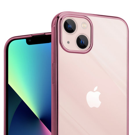 ShieldCase ShieldCase Coque Bumper Métallique iPhone 13 Mini (rose)