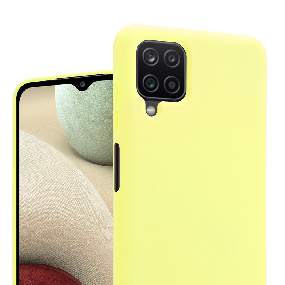 ShieldCase ShieldCase Coque silicone Samsung Galaxy A12 (jaune)