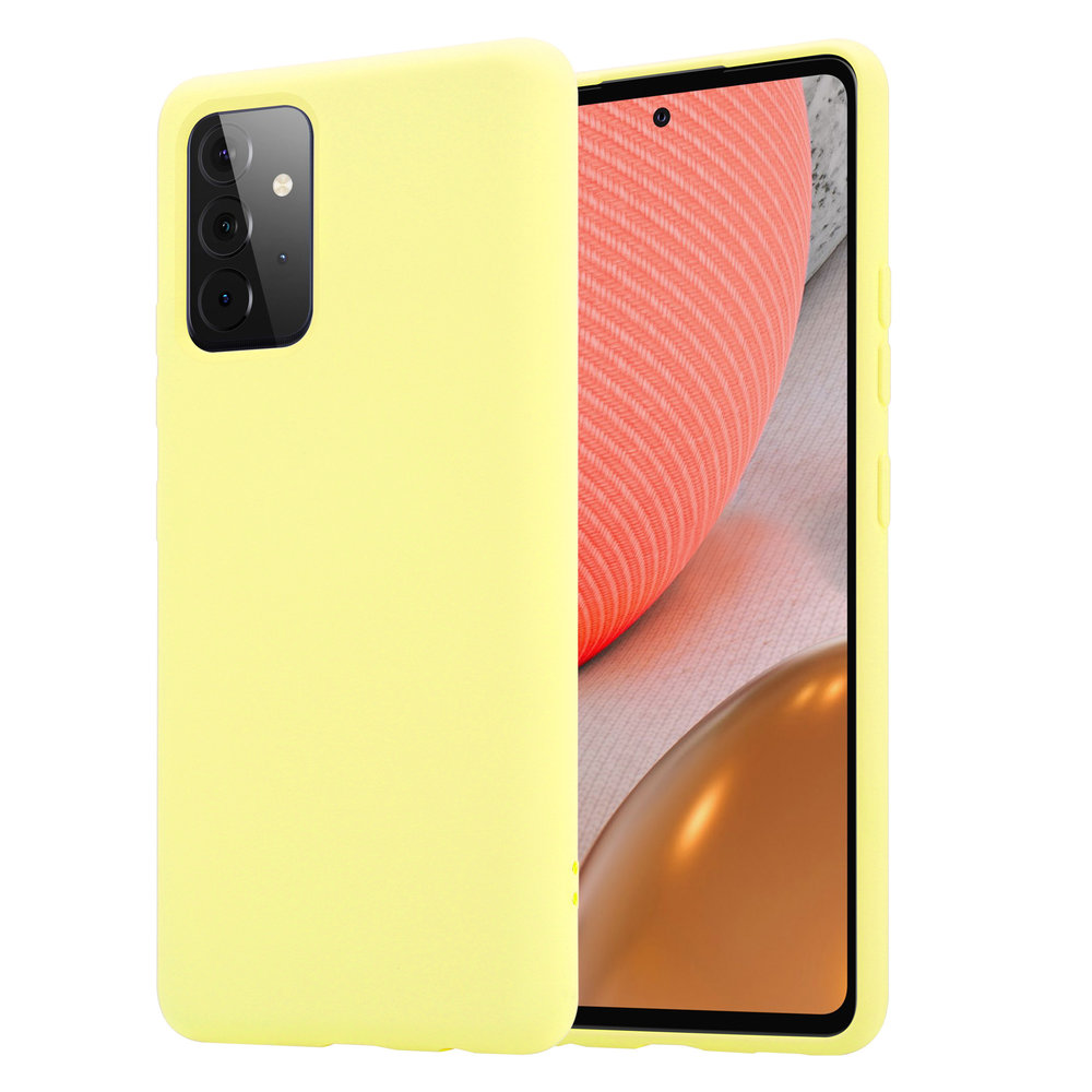 ShieldCase ShieldCase Coque silicone Samsung Galaxy A72 (jaune) ShieldCase ShieldCase Coque silicone Samsung Galaxy A72 (jaune)