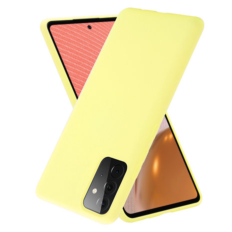 ShieldCase ShieldCase Coque silicone Samsung Galaxy A72 (jaune) ShieldCase ShieldCase Coque silicone Samsung Galaxy A72 (jaune)